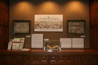 Exhibition in the Virginia Garrett Library, UTA